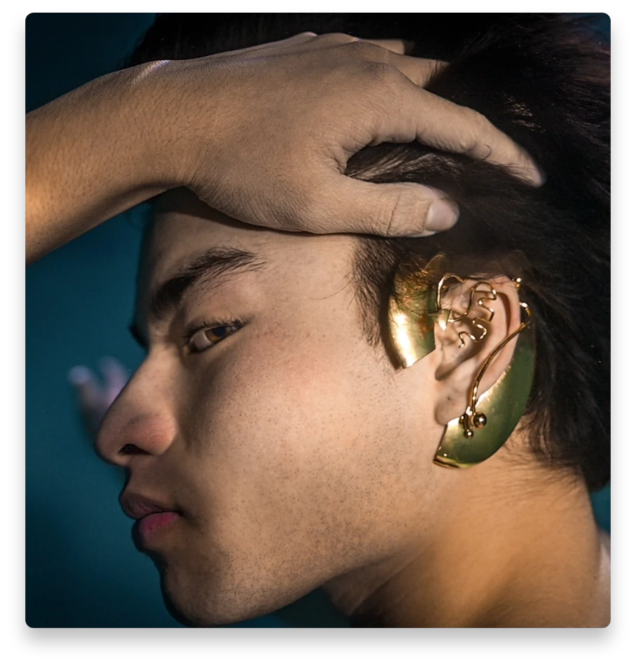 Portrait of Chella Man (he/him), an individual living with depression