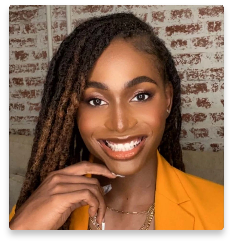 Portrait of Hope Giselle (she/her), an individual living with depression