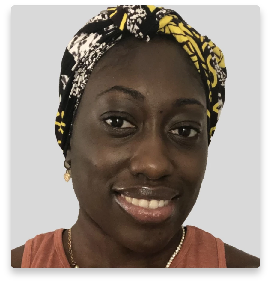 Portrait of Imadé Nibokun (she/her), an individual living with depression