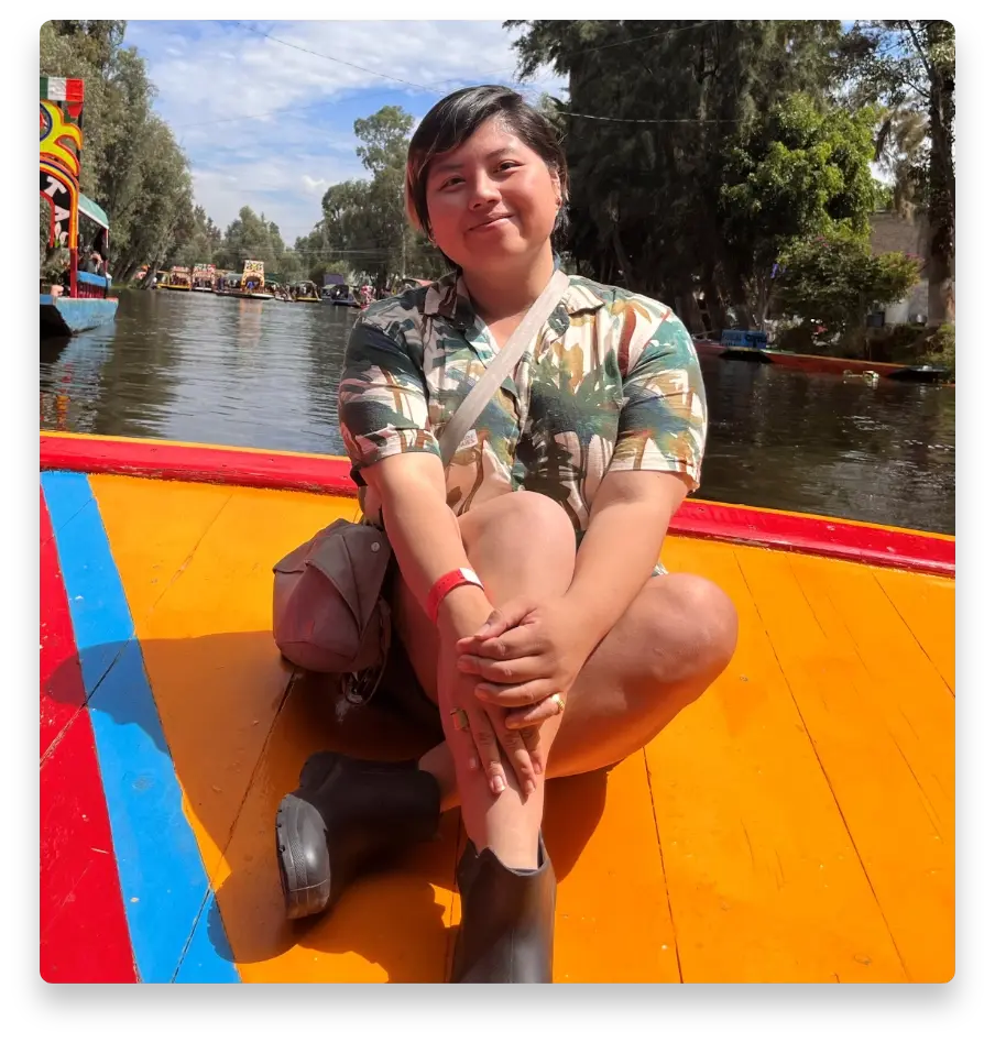 Portrait of Ren Fernandez-Kim (they/them), an individual living with depression